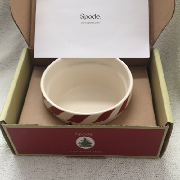 SPODE Peppermint Dip Set Bowl & Spreader - Picture 5 of 8